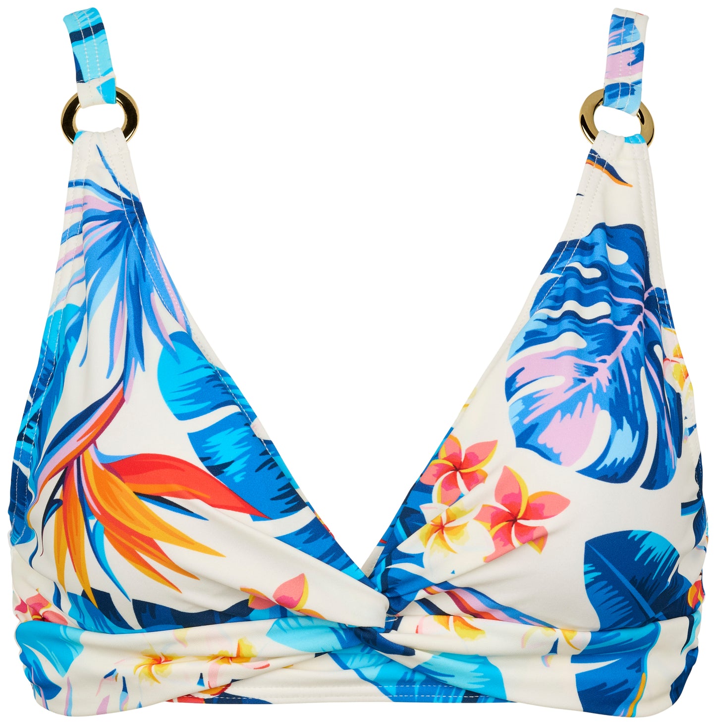 151077 | Missya - Lucca Palm Print Blå mønstret