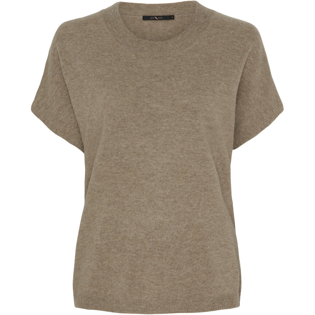 150743 | BTF CPH - Cashmere knit Brunmeleret