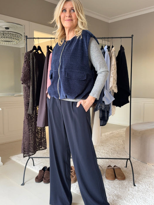 Grå glimmerbluse - Grå glimmerbluse