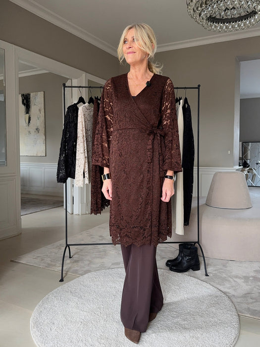 Brun blondekjole - Brun blondekjole