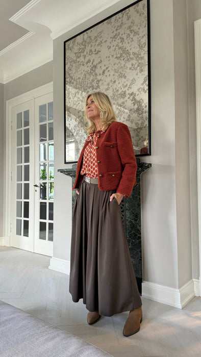 Buksenederdel og jakke - Buksenederdel og jakke