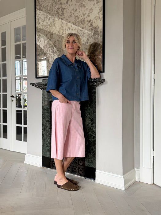 Pink bermudashorts med jakke - Pink bermudashorts med jakke