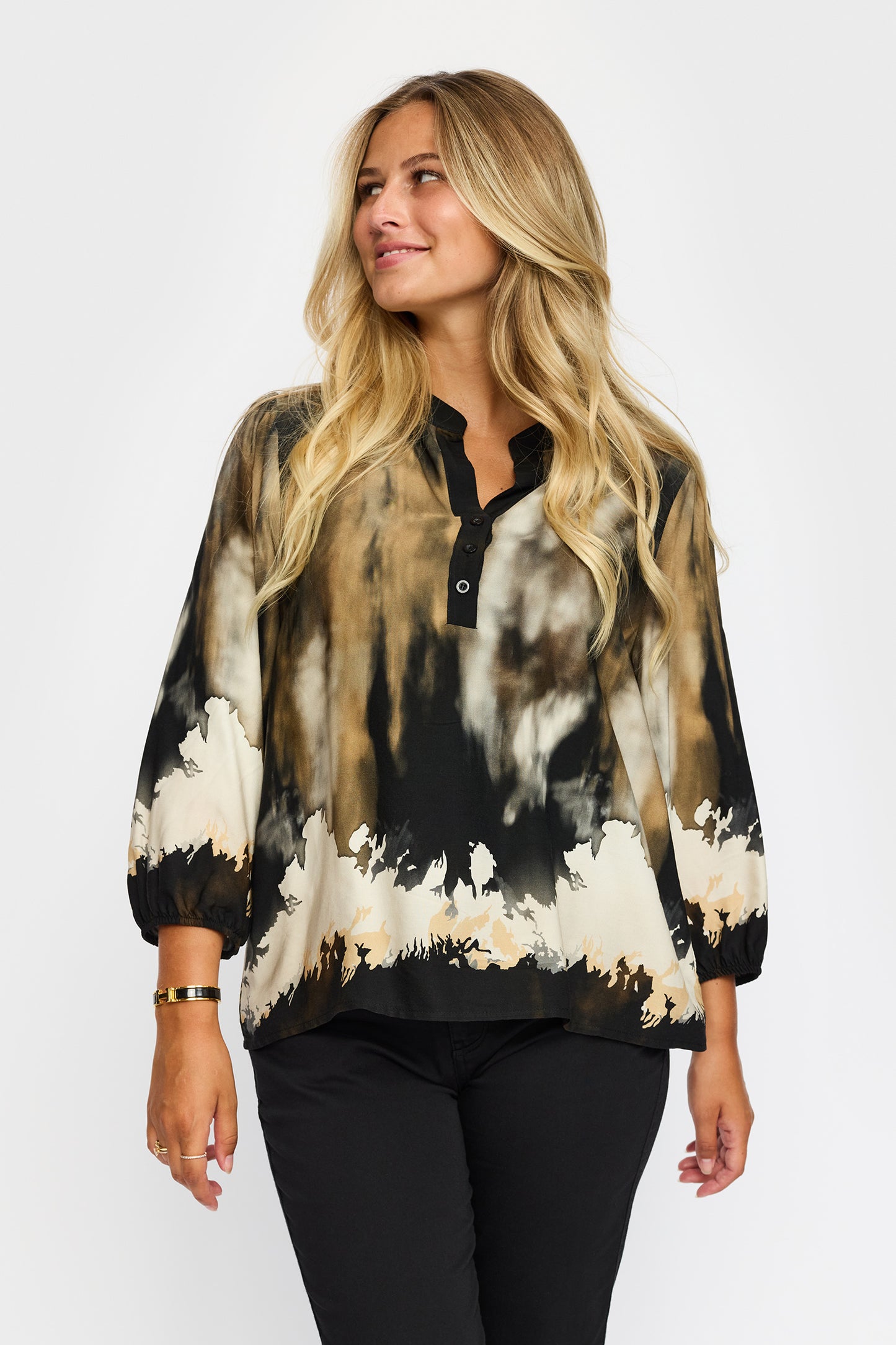 152868 | 2-Biz - Eline Grøn mønstret