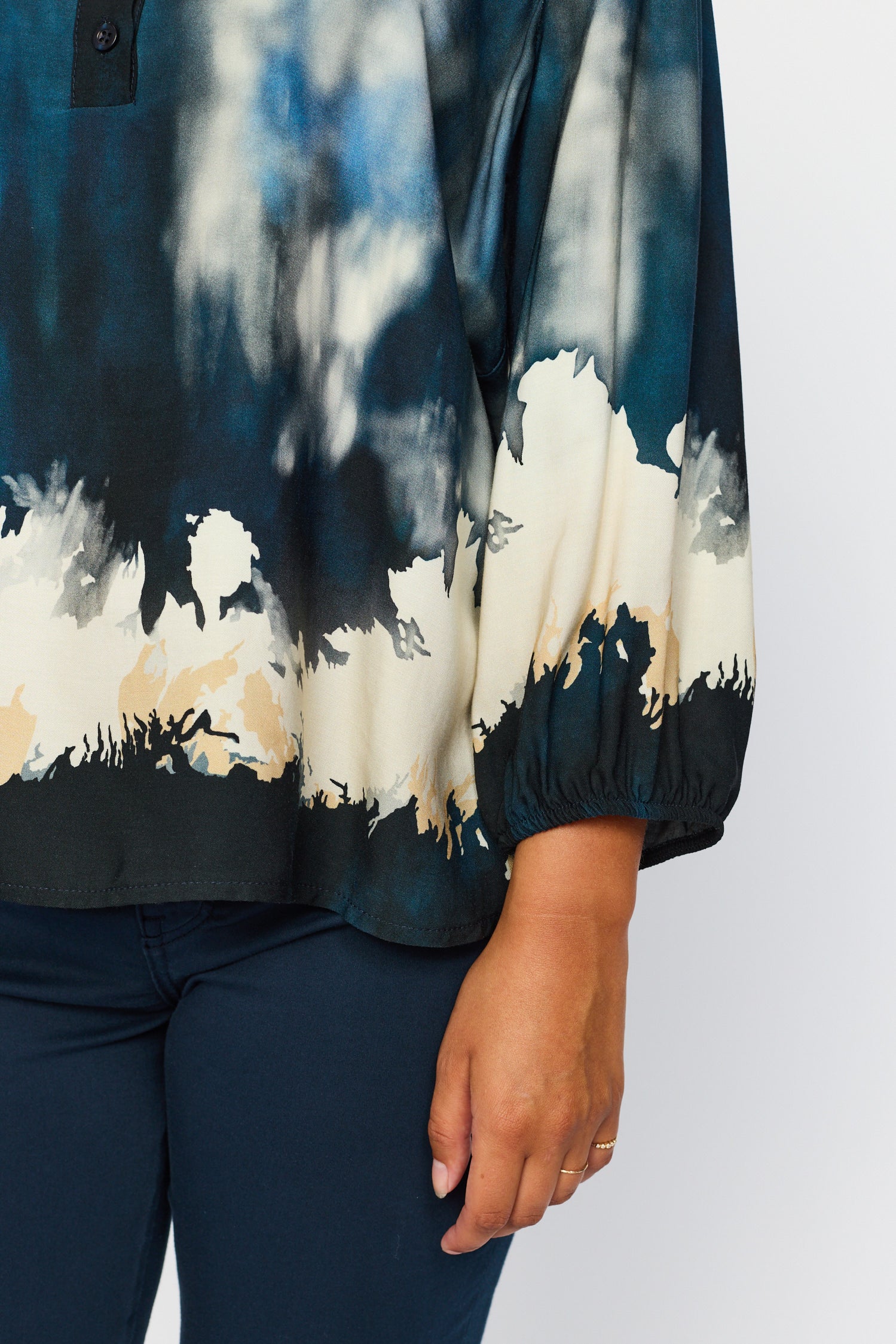 152867 | 2-Biz - Eline Blå mønstret