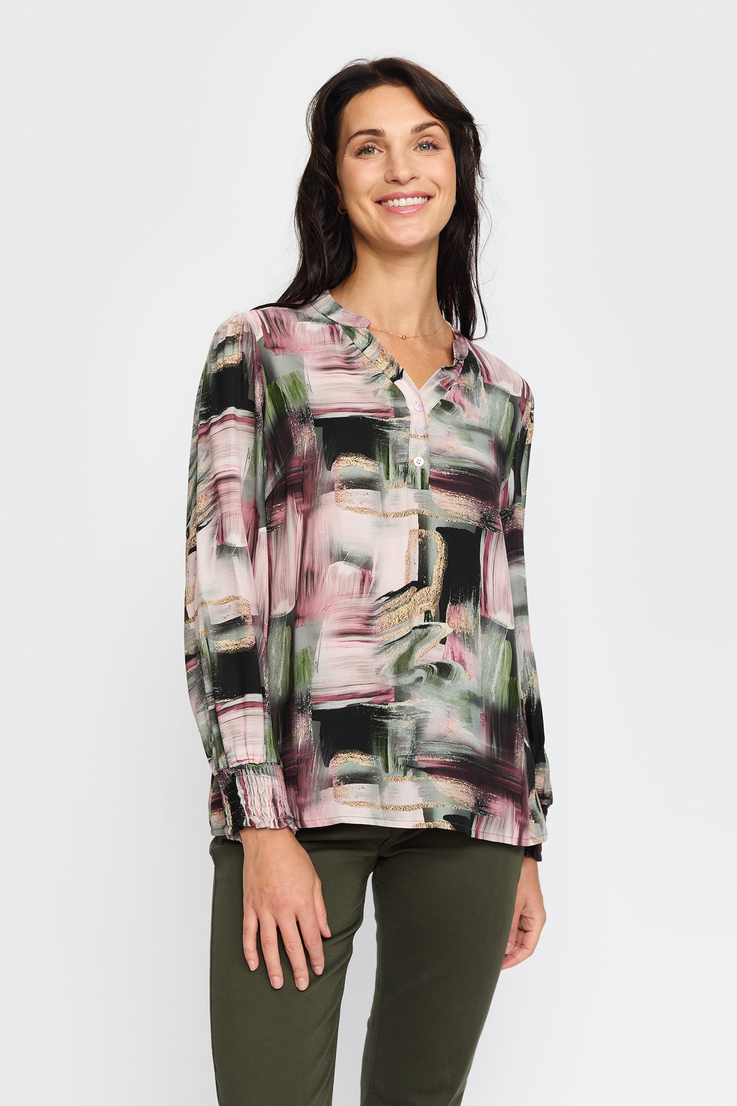 152729 | 2-Biz - Estelle Rosa mønstret