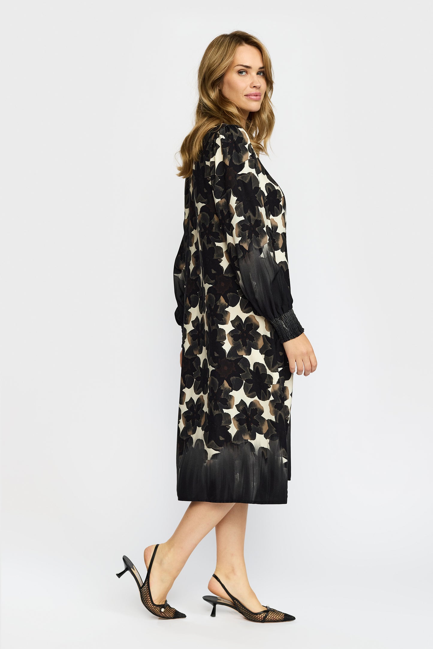 153259 | 2-Biz - Ria Sort mønstret