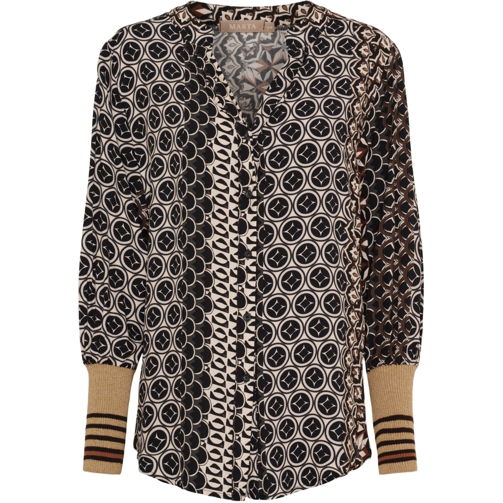 152836 | Marta du Château - Arabella Sort mønstret