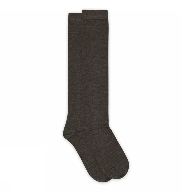 156502 | MP Denmark - Wool/Cotton Knee Mørkebrun