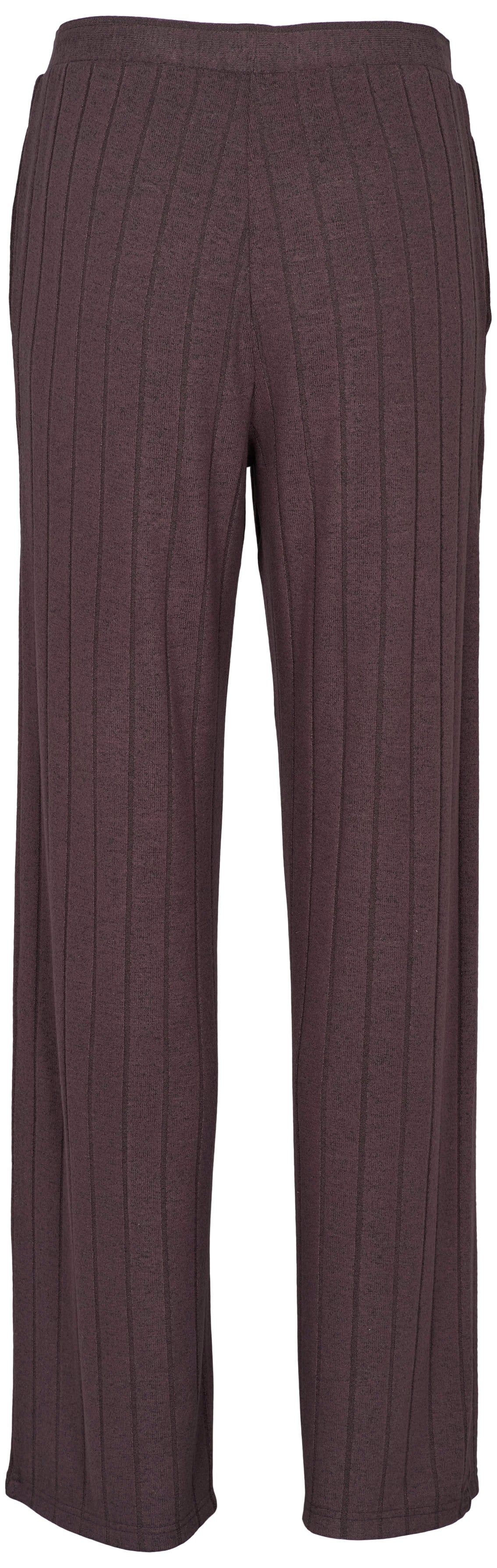 155974 | Missya - Cozy wide pants Mørkebrun