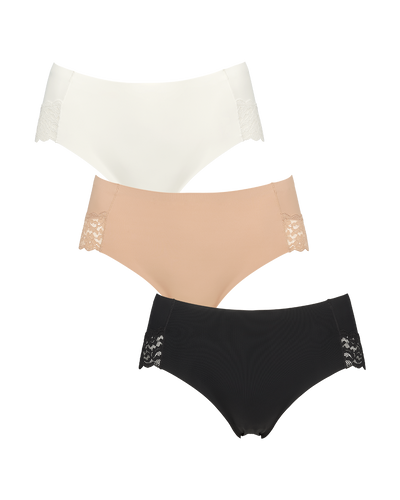 154184 | Missya - Seamless w Lace 3-Pack Multicolour