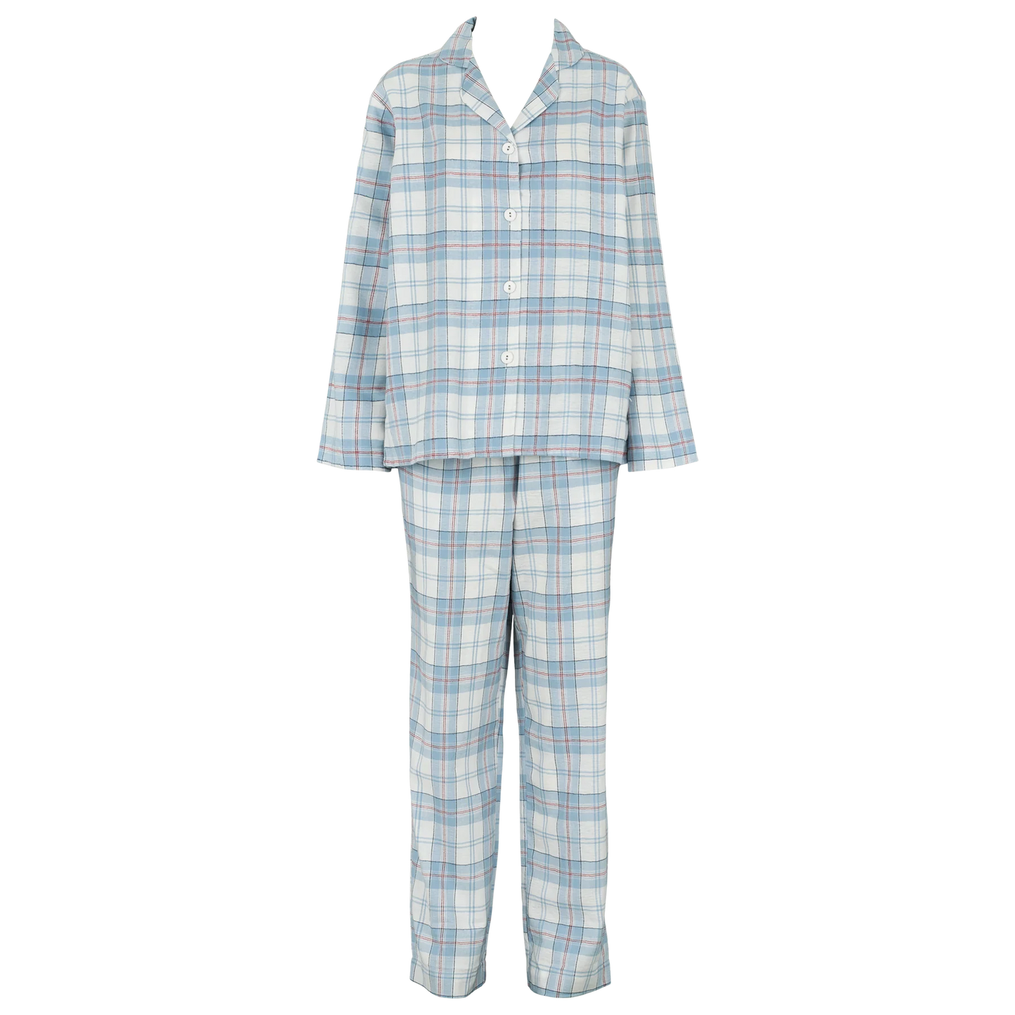 153045 | Missya - Check flannel Lyseblå