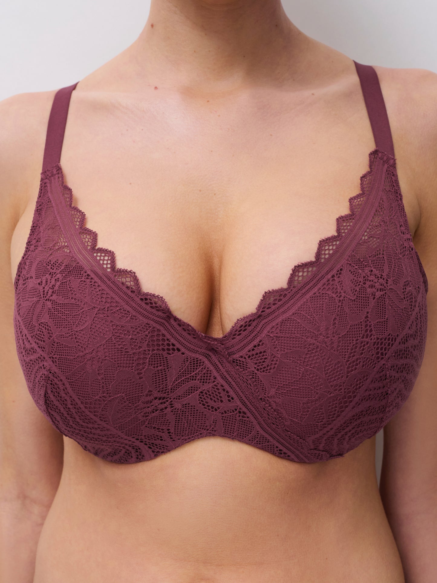 151784 | Chantelle EasyFeel - Floral Touch Sienna Bordeaux