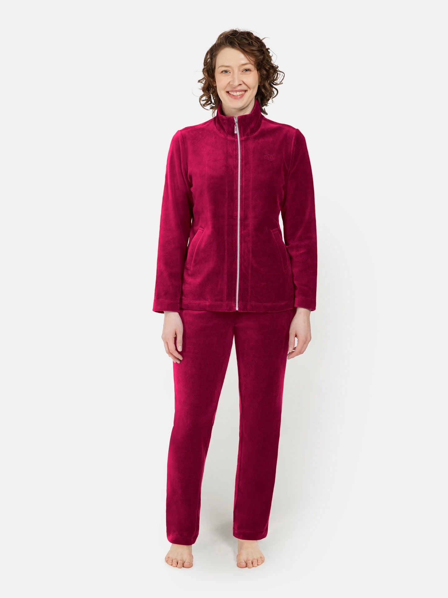 149891 | Brandtex - Velour Sæt Pink