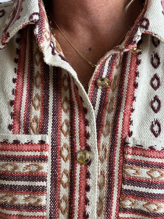 152928 | Gaspar - Malmø Off white mønstret