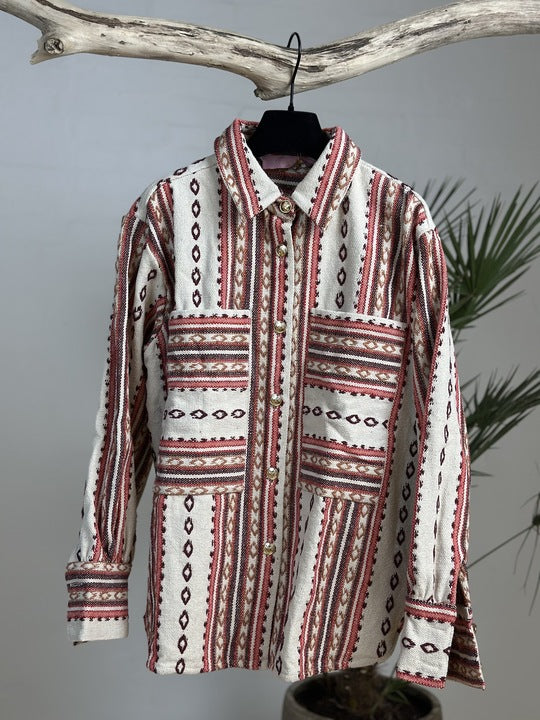 152928 | Gaspar - Malmø Off white mønstret