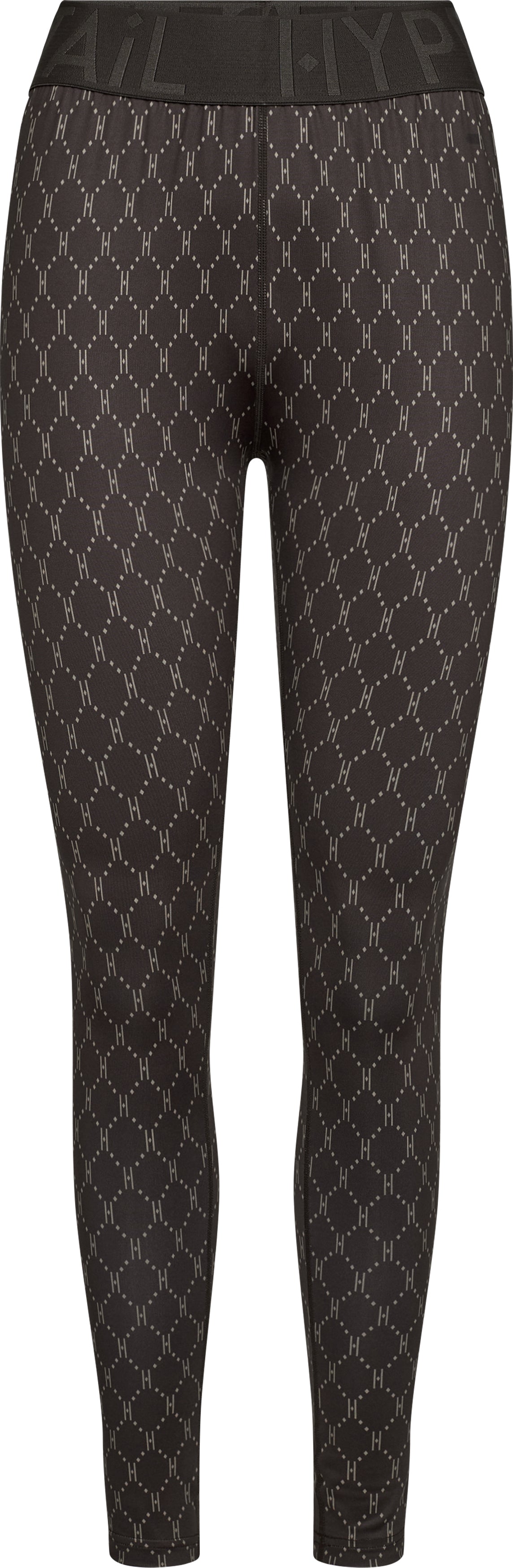 149610 | HYPE THE DETAIL - Printed Leggings Mørkebrun