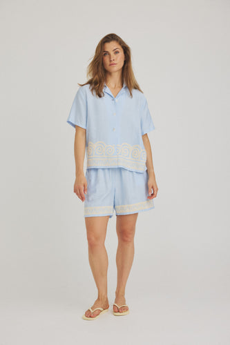 155282 | Luxzuz - Shorts Sæt Lyseblå