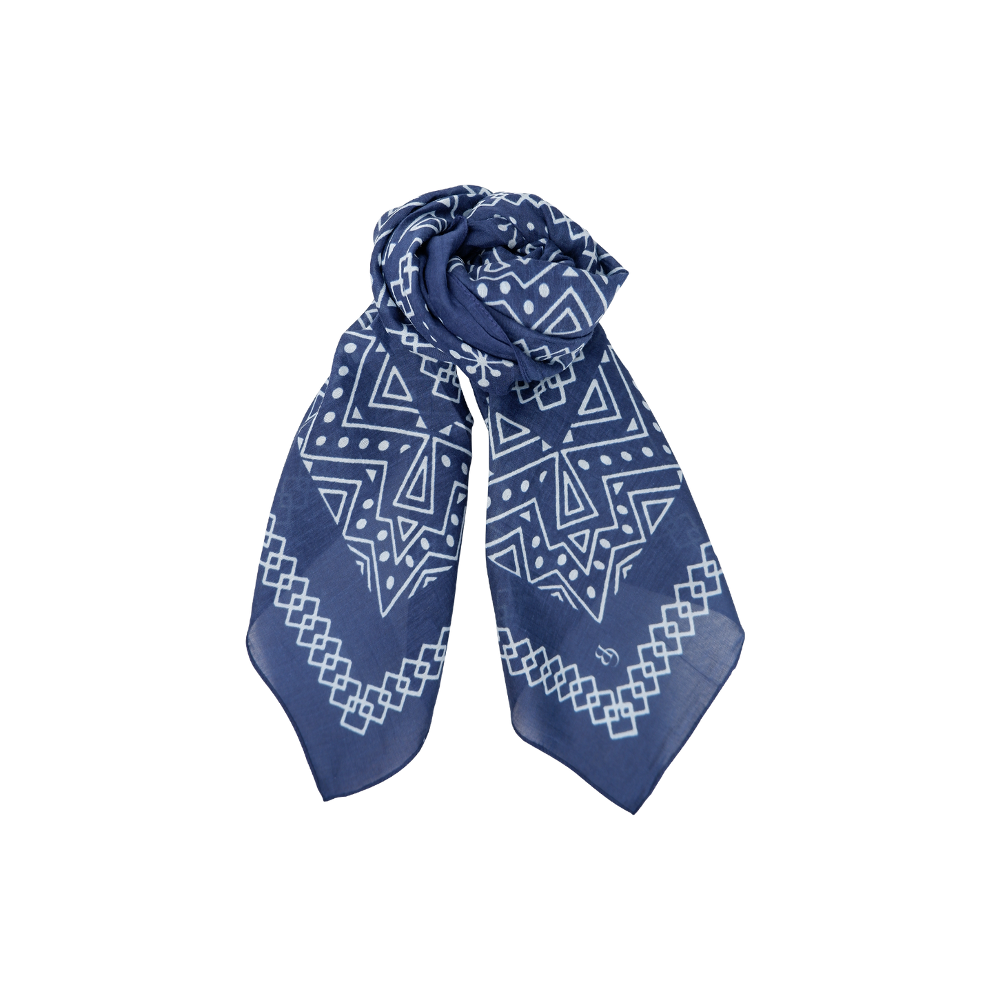 152681 | Black Colour - Zita Blå mønstret