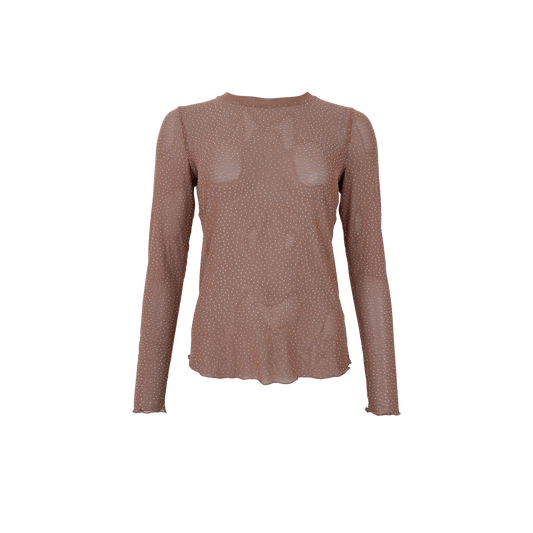 Bluse i Camel fra Black Colour