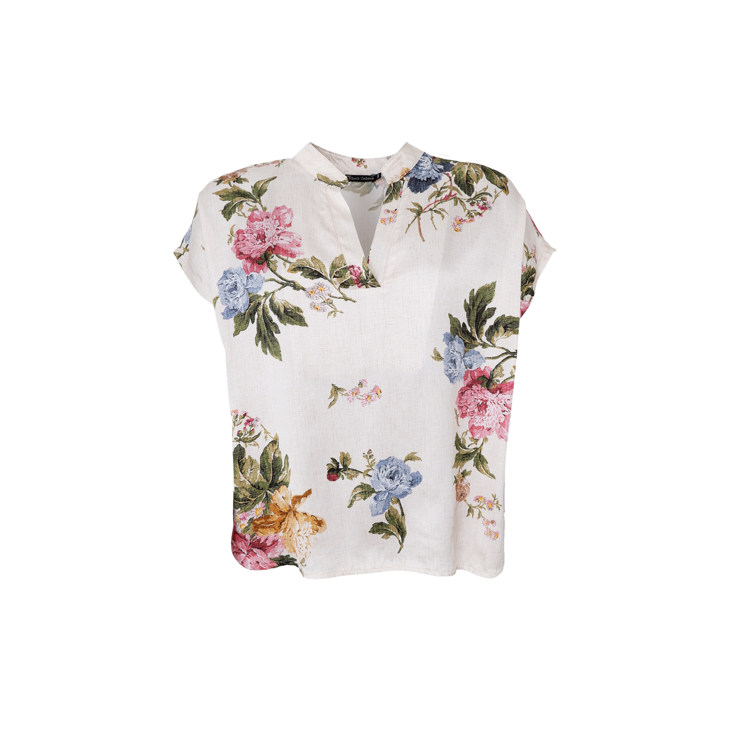 155225 | Black Colour - Zalina Off white mønstret