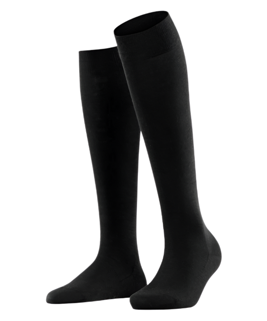 Knæstrømper i Black F fra Falke