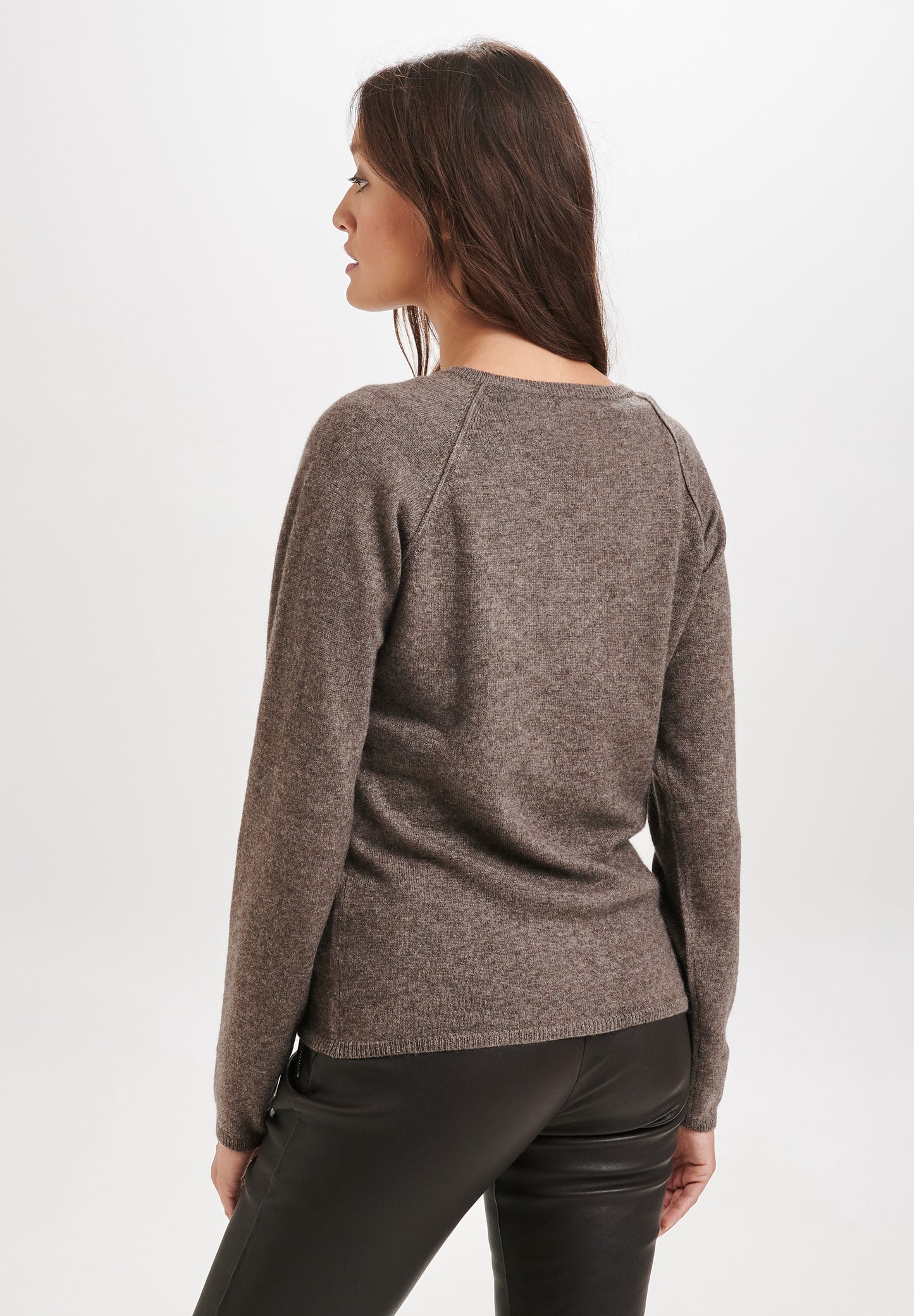 149366 | BTF CPH - Cashmere cardigan Mørkebrun