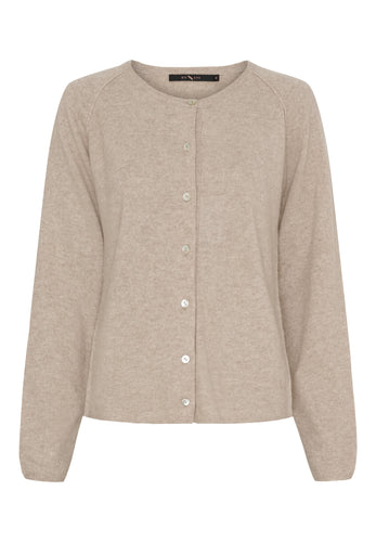 152395 | BTF CPH - Cashmere cardigan Sand