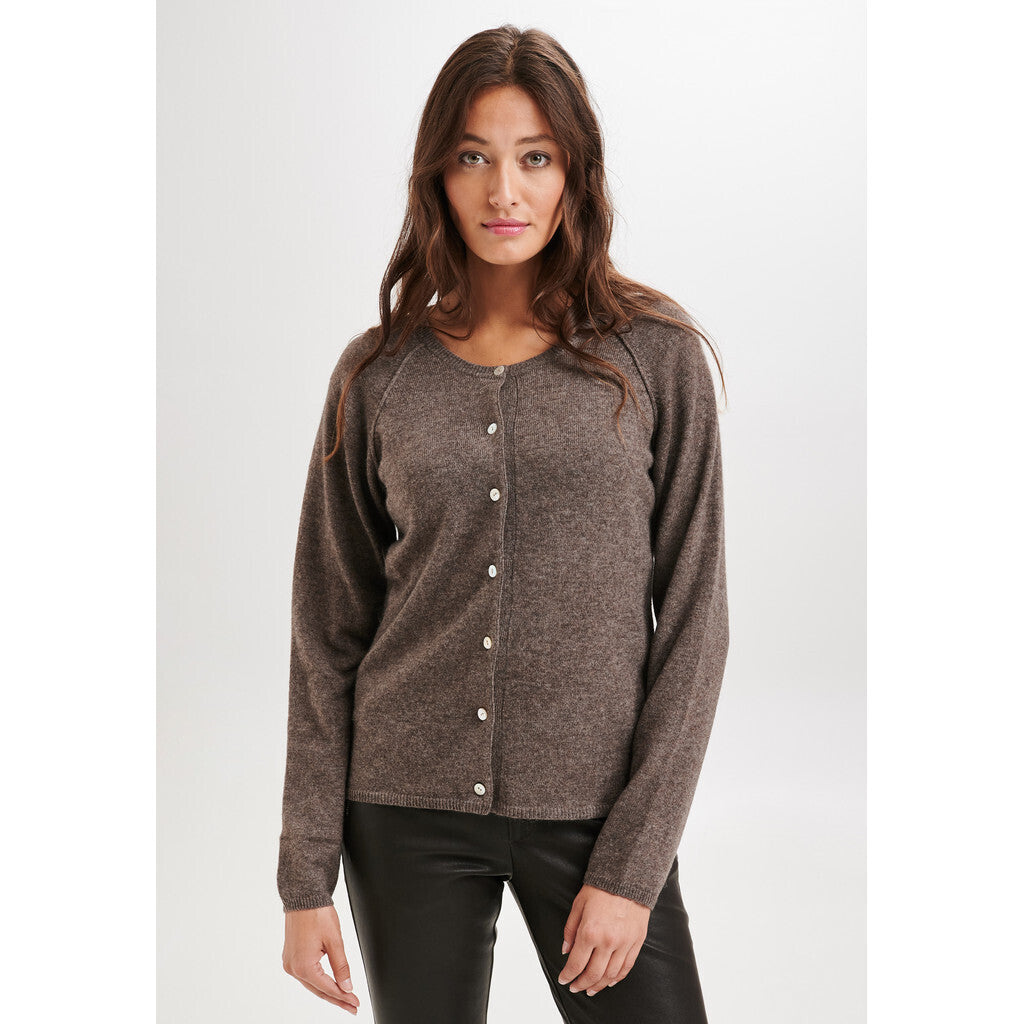 149388 | BTF CPH - Cashmere cardigan Brun