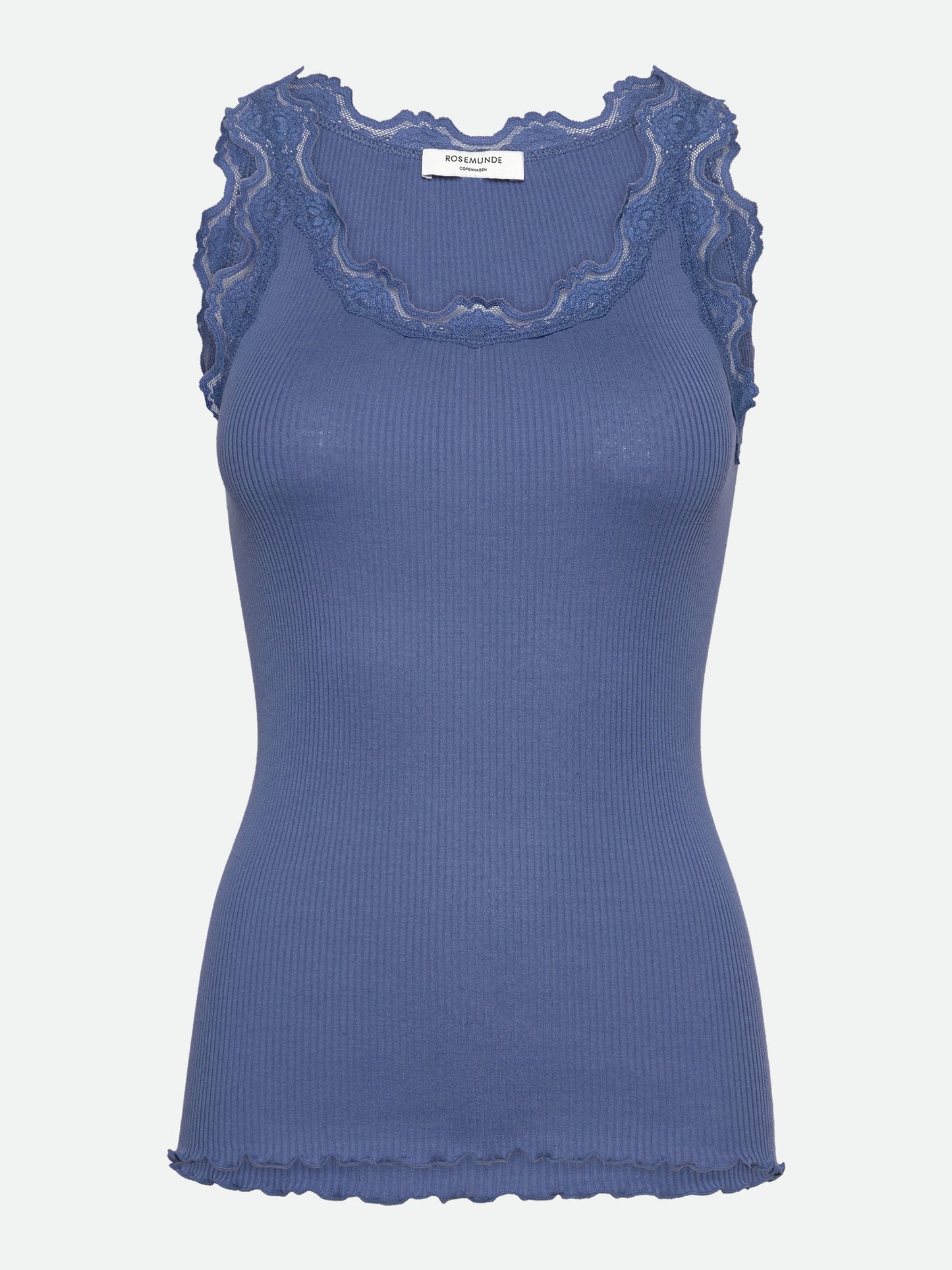 153847 | Rosemunde - Silk Top Blå