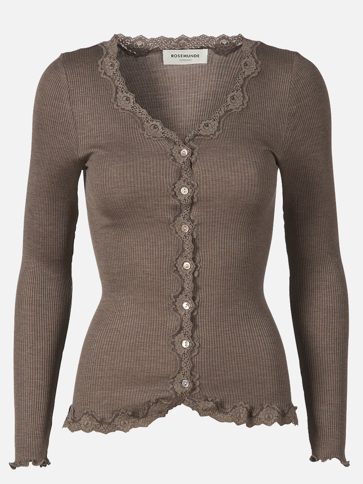 134795 | Rosemunde - Silke Cardigan Brun.