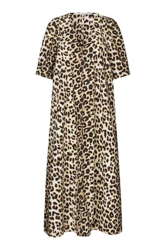 Kjole i Leopard fra SECOND FEMALE