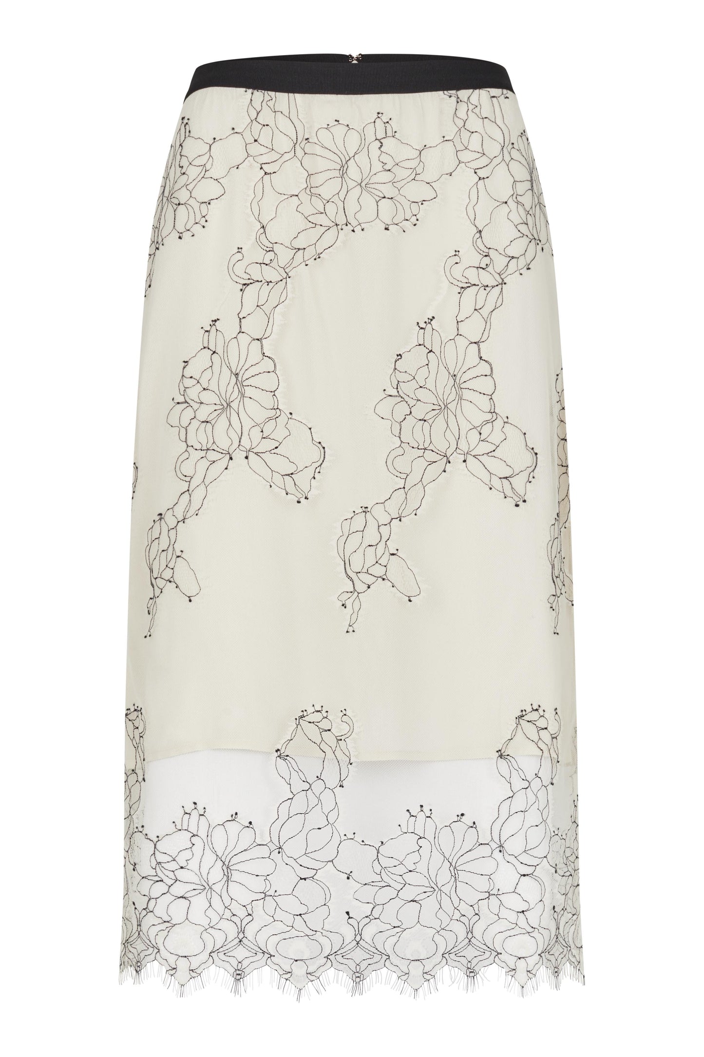 153253 | SECOND FEMALE - Wila Off white mønstret