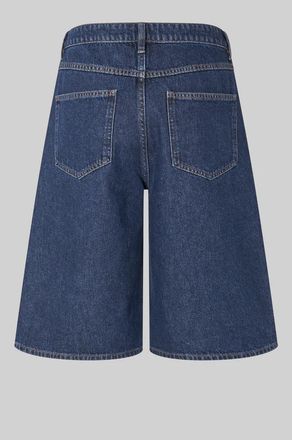 153970 | SECOND FEMALE - Columbo Denim Shorts Mørk denim