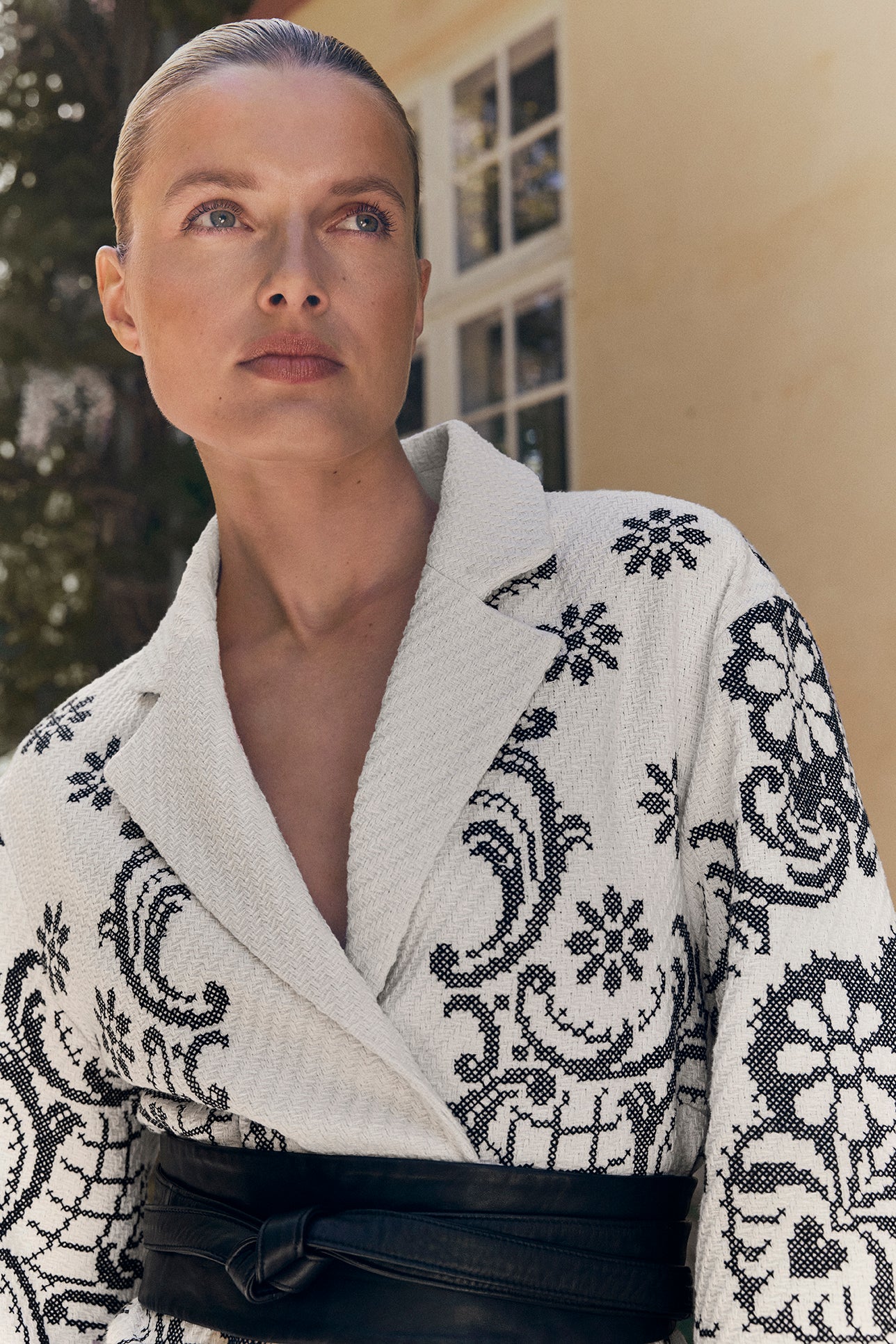155517 | Gustav - Sarah Off white mønstret