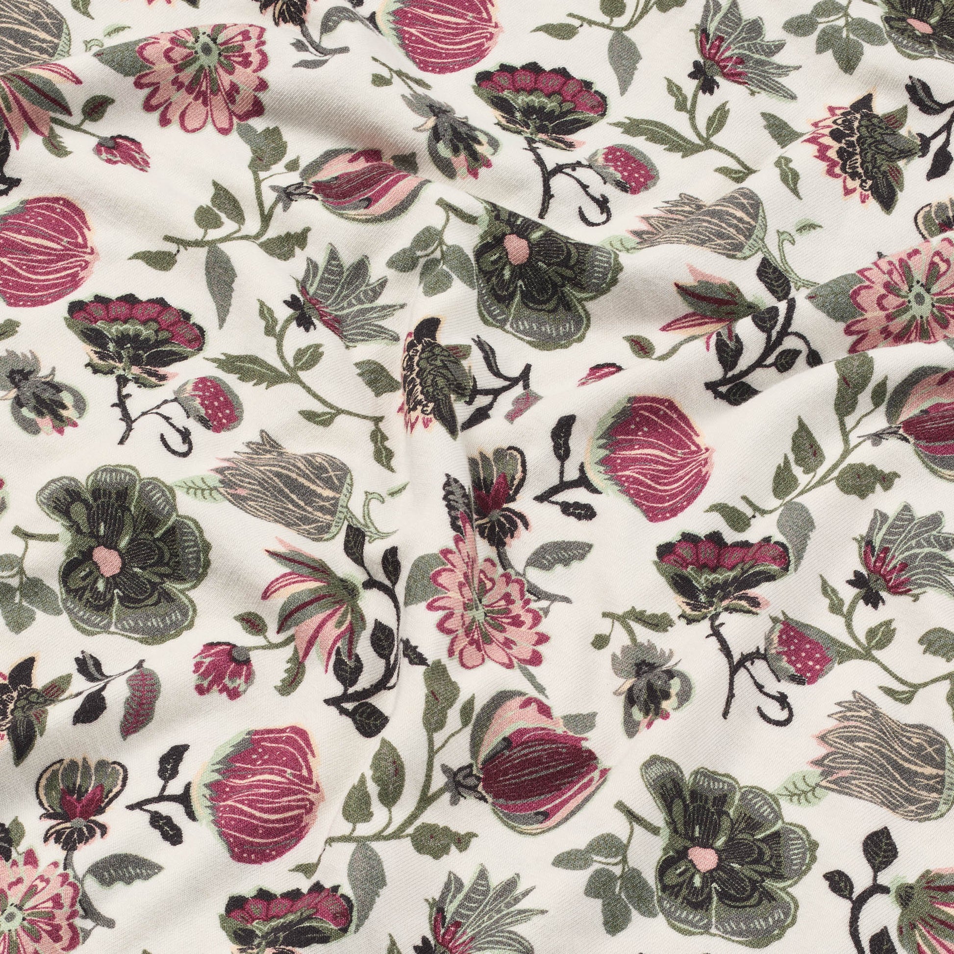 153293 | Lady Avenue - Bamboo Grøn mønstret