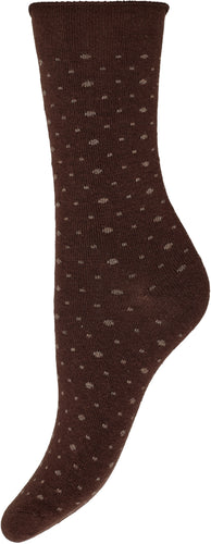 155927 | Decoy - Ankel Sock Fine Mørkebrun