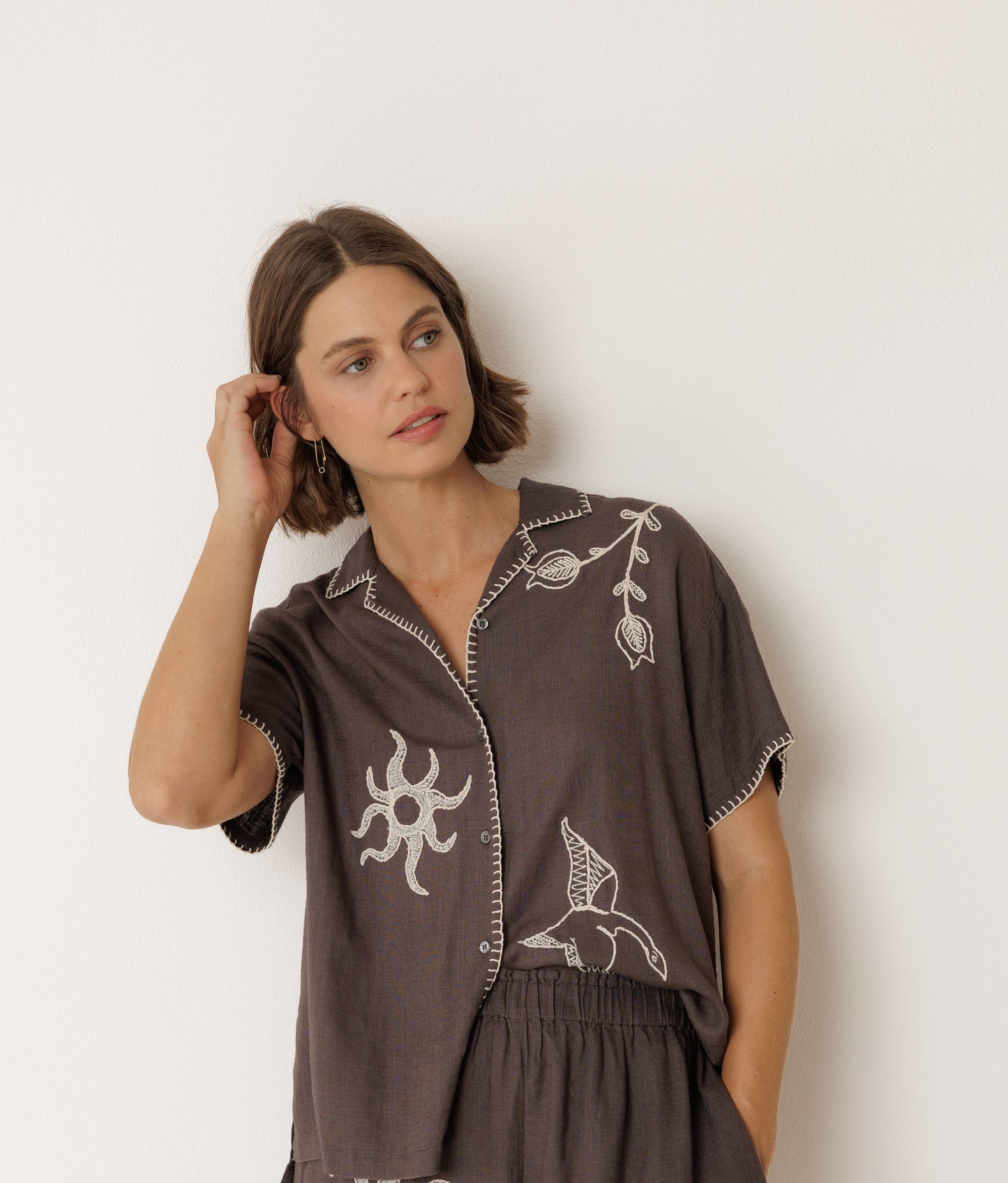 154263 | INDI & COLD - Camisa Mørkegrå