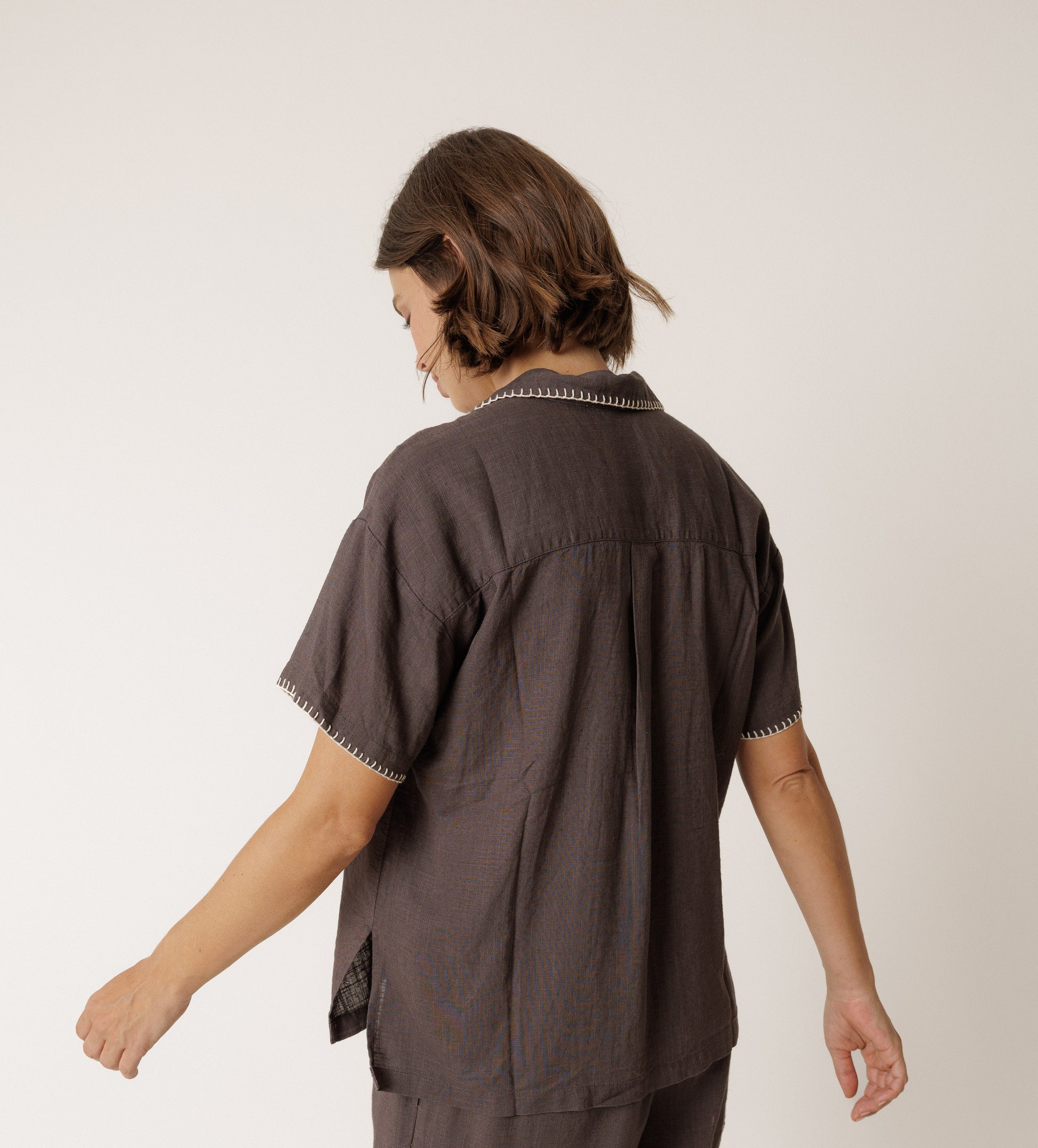 154263 | INDI & COLD - Camisa Mørkegrå