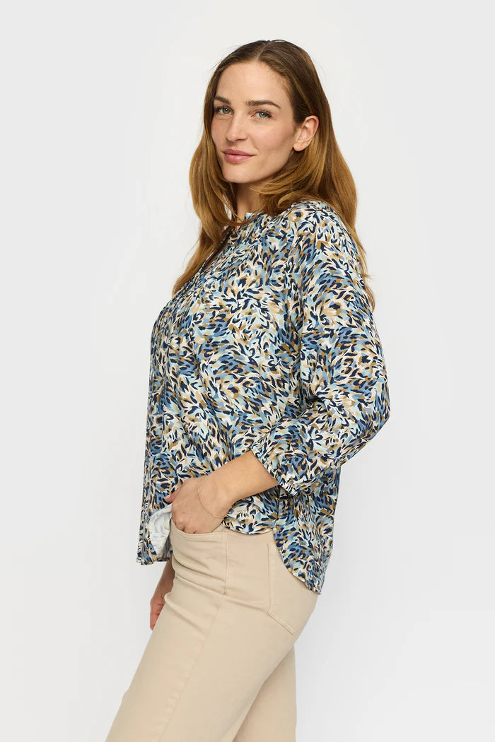 151853 | 2-Biz - Dorte Blå mønstret