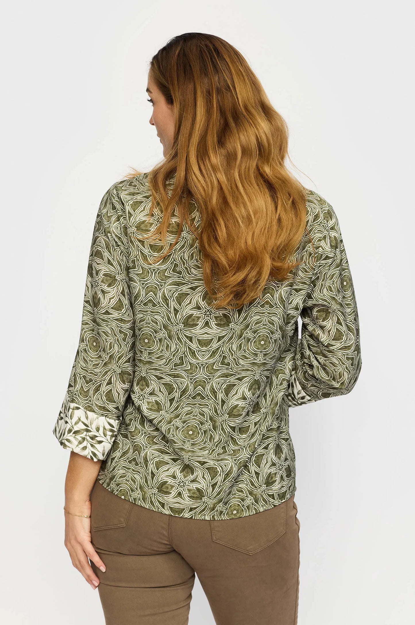 151855 | 2-Biz - Helene Grøn mønstret