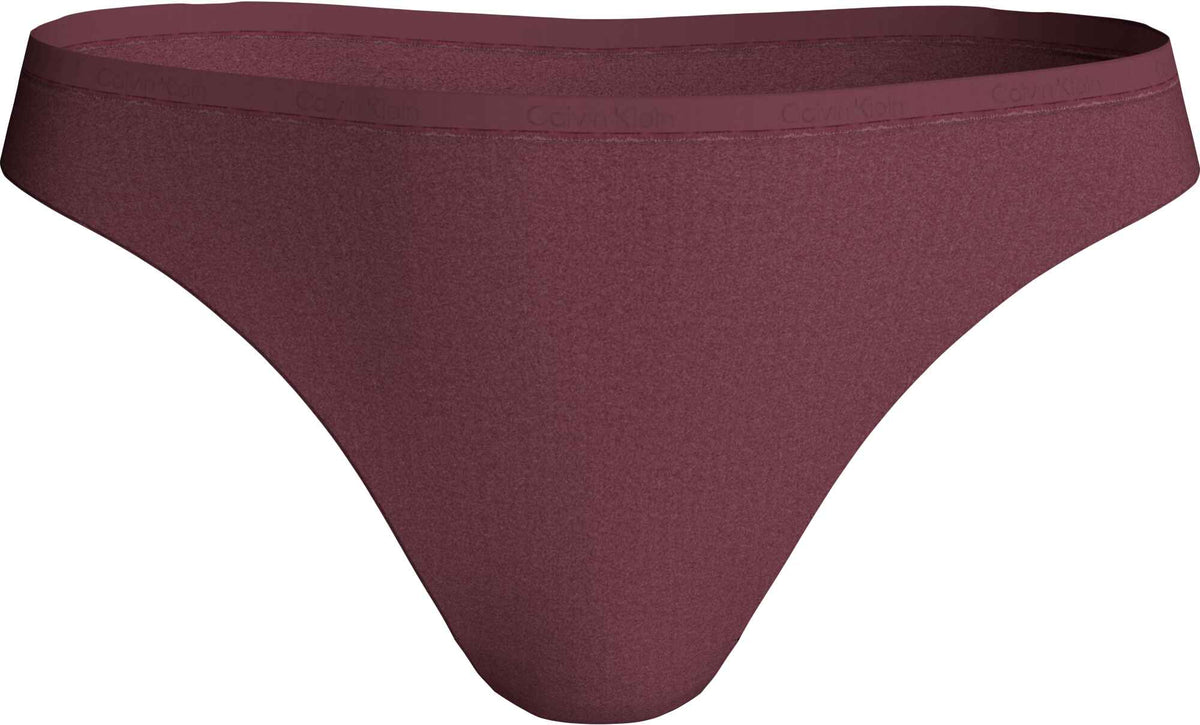 Calvin Klein – 4GJ Bordeaux-underbukser i bikini-stil i bordeaux med elastisk linning med logo.