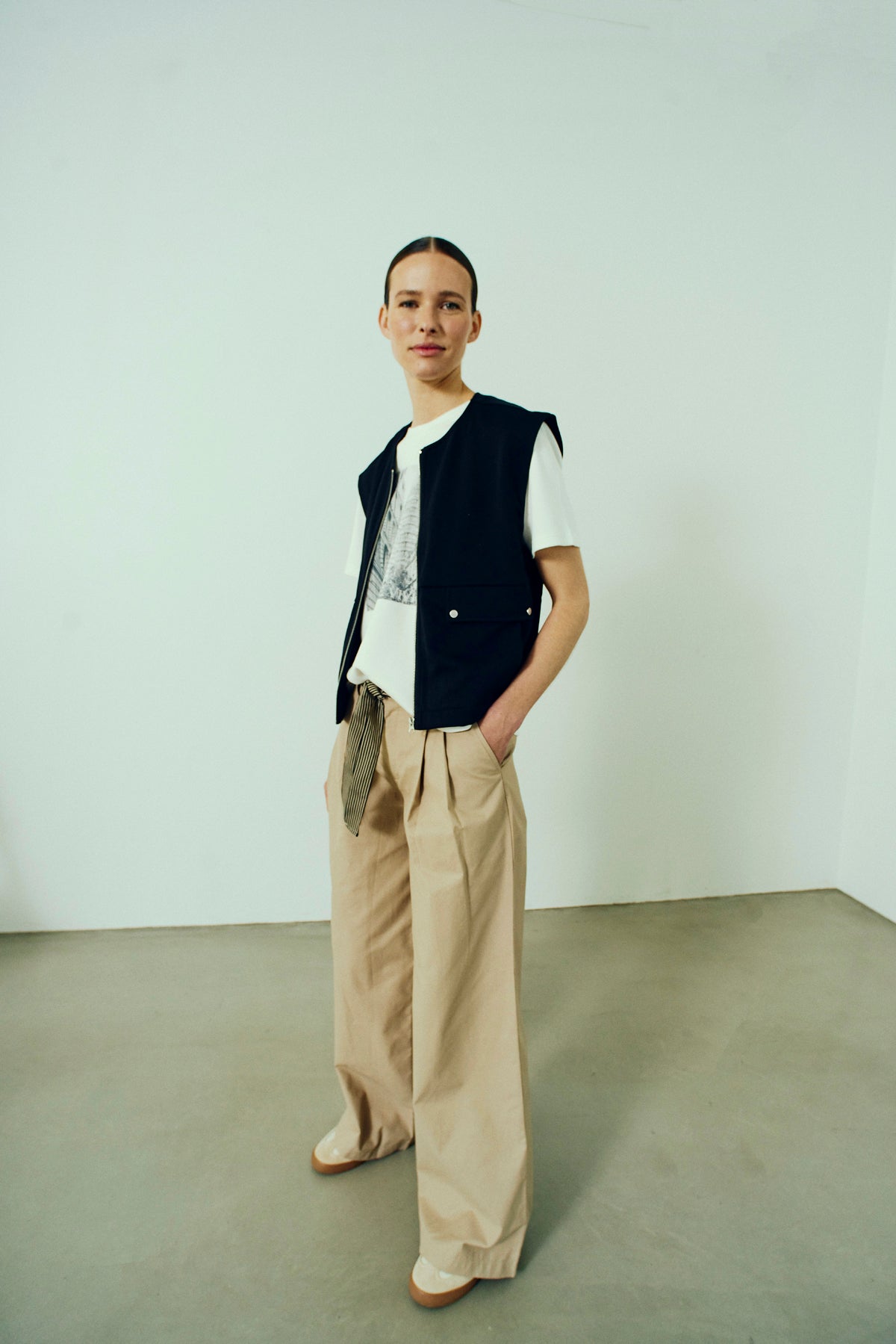 153956 | Freequent - Malak-Tee Off white