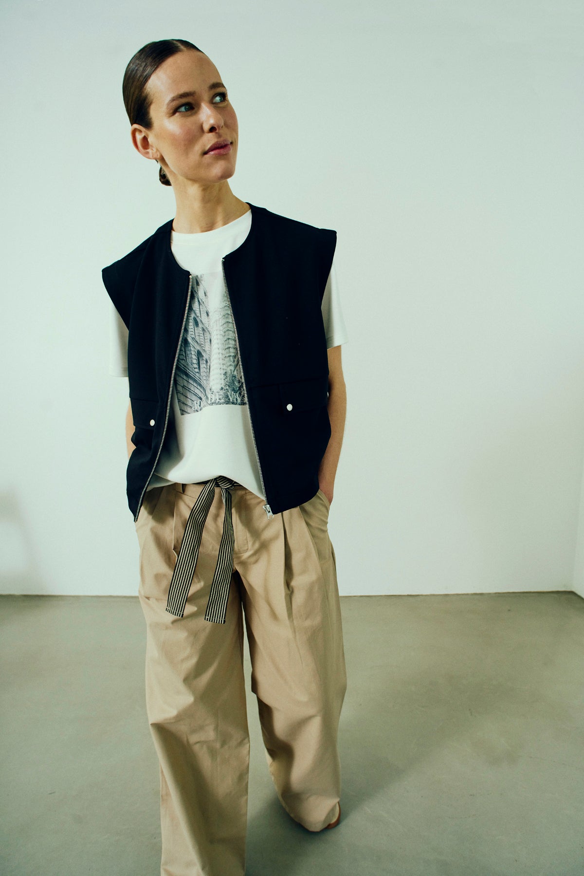 153956 | Freequent - Malak-Tee Off white