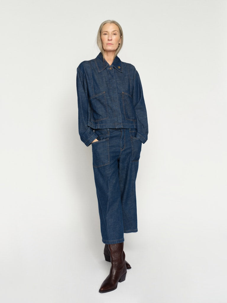 153802 | MOS MOSH - Culotte Mørk denim