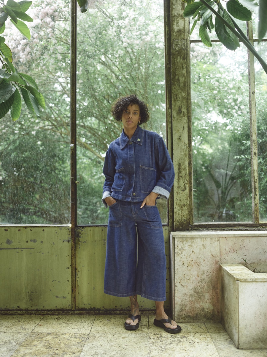 153802 | MOS MOSH - Culotte Mørk denim