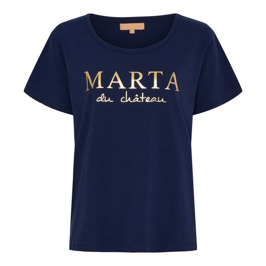 T-shirt i Marine fra Marta du Château