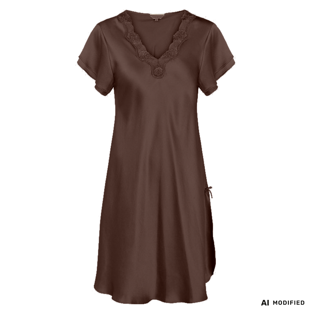 156431 | Lady Avenue - Pure Silk Mørkebrun
