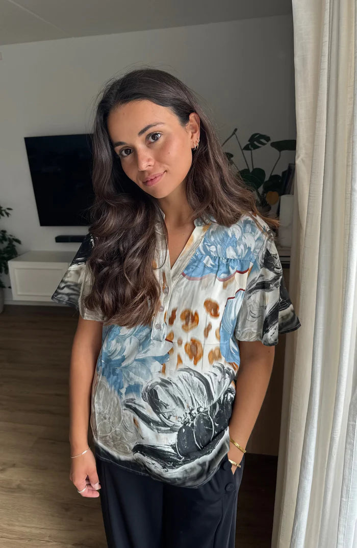 151794 | 2-Biz - Ruby Blå mønstret