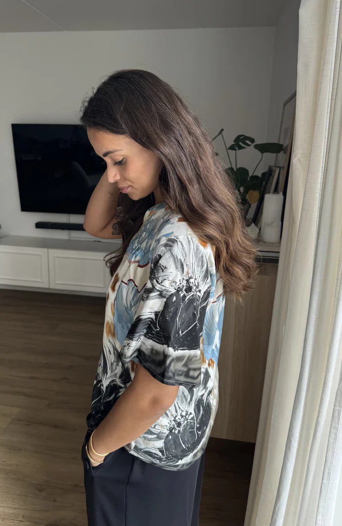 151794 | 2-Biz - Ruby Blå mønstret