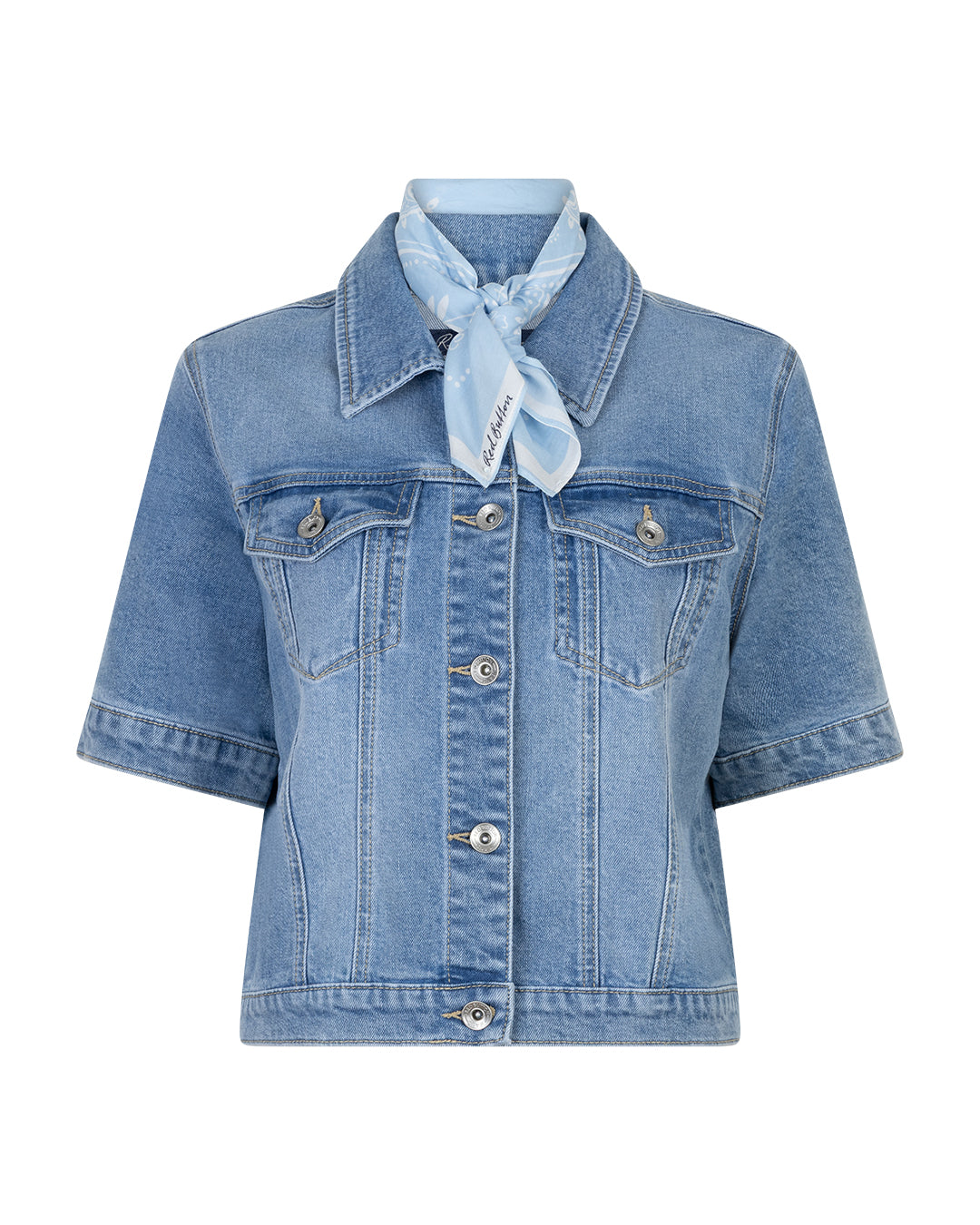 153837 | Red Button - Jackie Lys denim